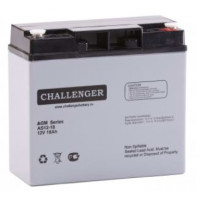 Стационарная свинцово кислотная AGM батарея Challenger AS12-18 12V 18Ah
